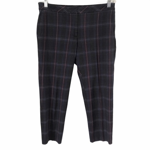J. JILL Premium Bi Stretch Plaid Pants sz 10P B55 - Picture 1 of 6